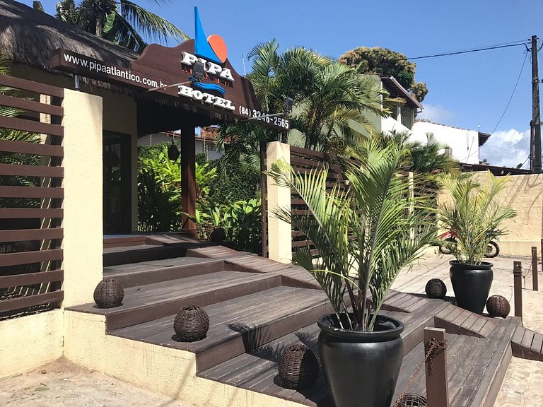 Pipa Atlântico - Bangalô no centro de Pipa - Qavi