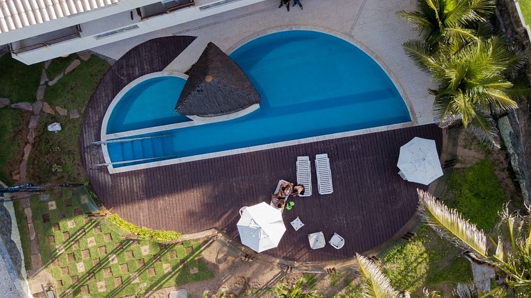 Ap 3 quartos beira mar no Elegance by Qavi