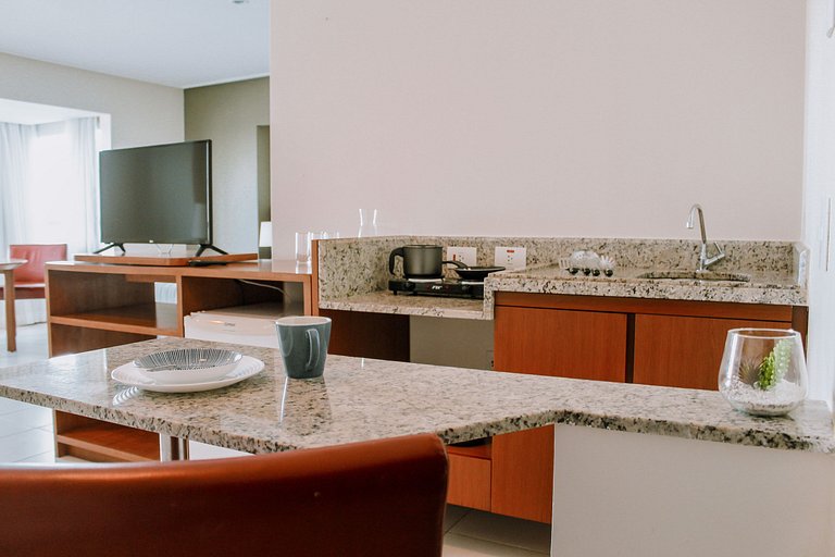 Flat 1009 Vista Parcial Mar em Petrópolis by Qavi