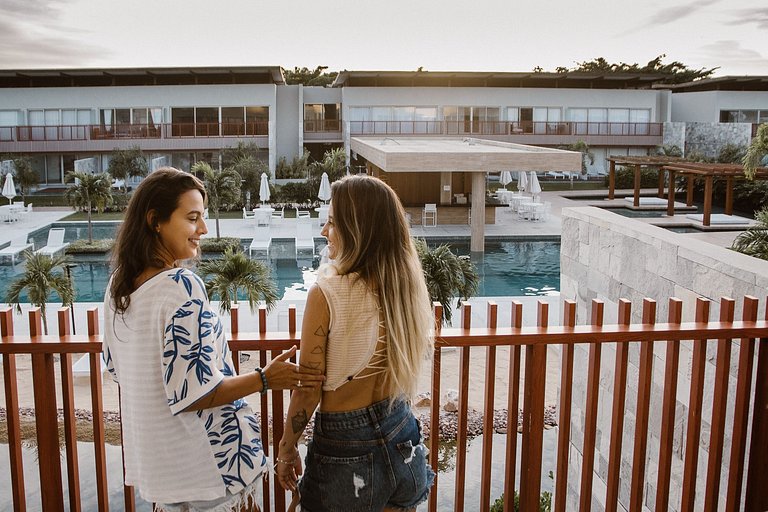 Qavi - Flat completo com vista piscina #ÎledePipa