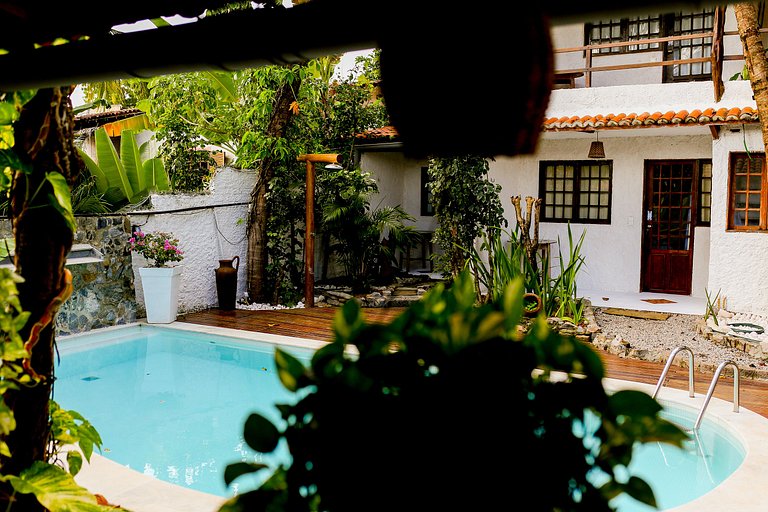 Qavi - Villa di Milos Suíte Frente Piscina #Pipa