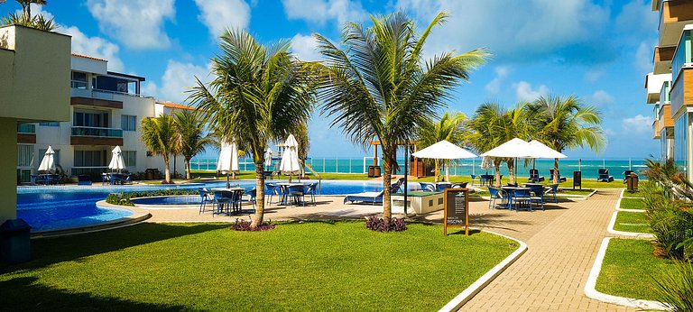 Flat em Resort Beira Mar na Praia de Búzios - Qavi