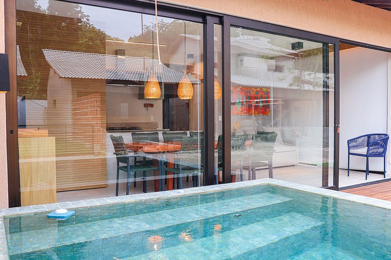 Qavi - Bangalô luxuoso com piscina privativa na praia da Pip