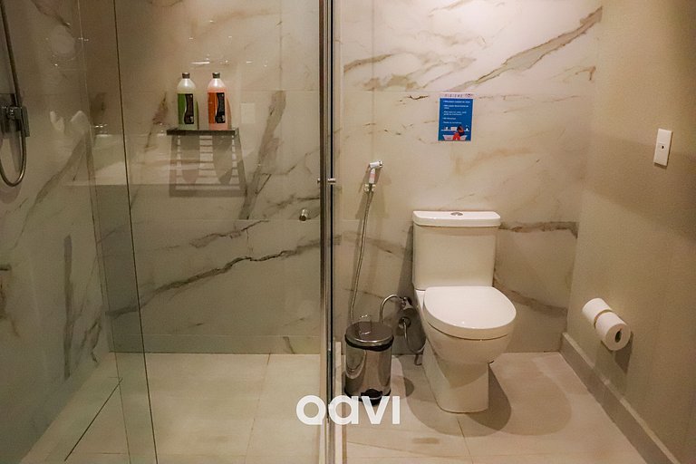Qavi - Suíte luxuosa com varanda na rua principal de Pipa #Î