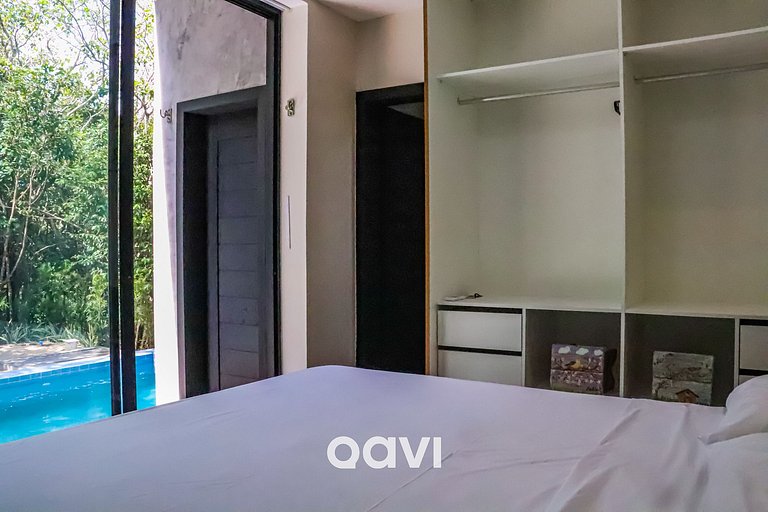 Qavi - Casa luxuosa em condomínio fechado na praia da Pipa -