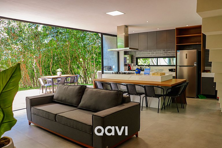 Qavi - Casa luxuosa em condomínio fechado na praia da Pipa -