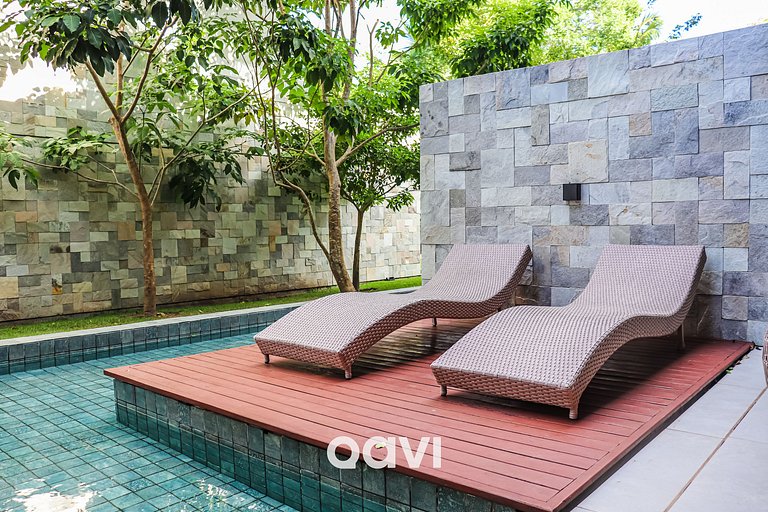 Qavi - Flat completo com piscina privativa #ÎledePipa