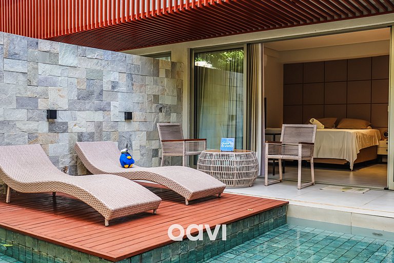 Qavi - Flat completo com piscina privativa #ÎledePipa