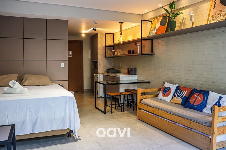 Qavi - Flat completo com piscina privativa #ÎledePipa