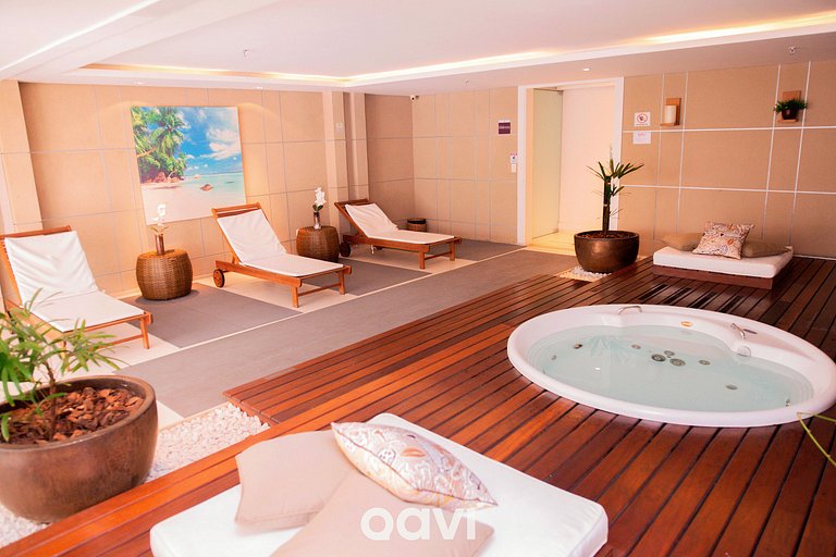 Qavi - Flat Resort Beira Mar Cotovelo #InMare322