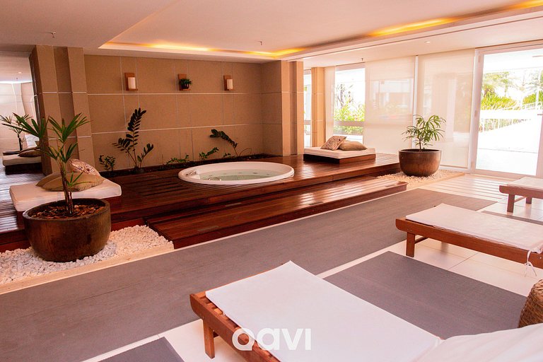 Qavi - Flat Resort Beira Mar Cotovelo #InMare322