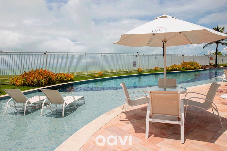 Qavi - Flat Resort Beira Mar Cotovelo #InMare322