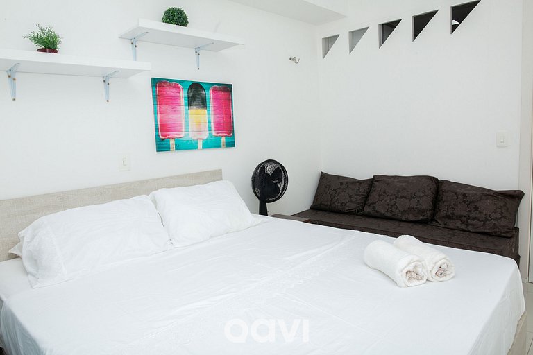 Qavi - Flat Resort Beira Mar Cotovelo #InMare322