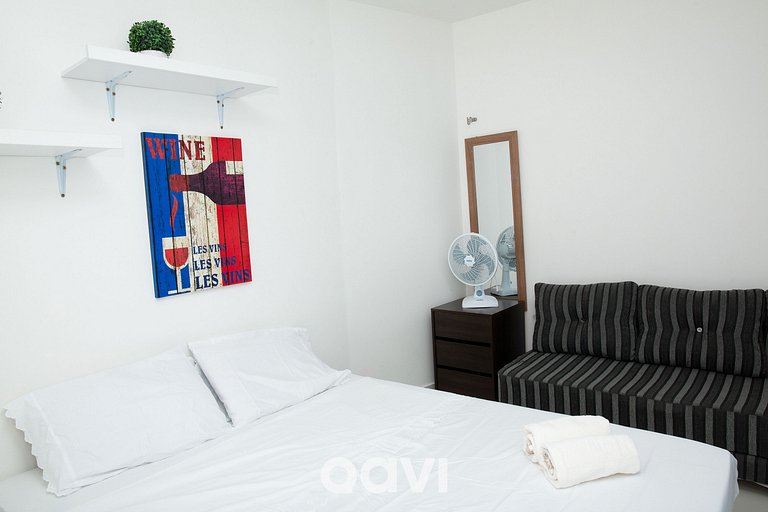 Qavi - Flat Resort Beira Mar Cotovelo #InMare322