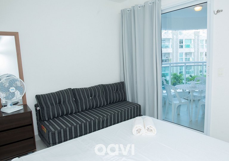 Qavi - Flat Resort Beira Mar Cotovelo #InMare322