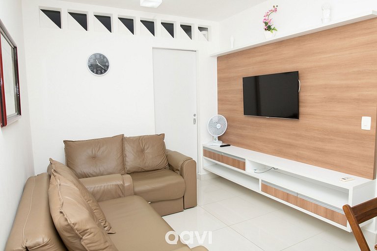 Qavi - Flat Resort Beira Mar Cotovelo #InMare322