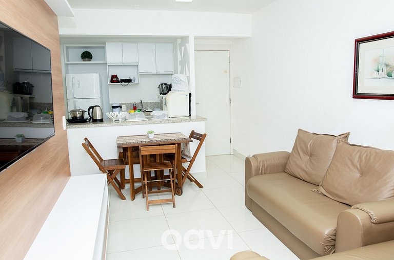 Qavi - Flat Resort Beira Mar Cotovelo #InMare322