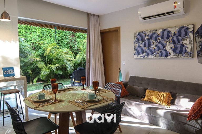 Qavi - Flat completo com duas suítes #IledePipa
