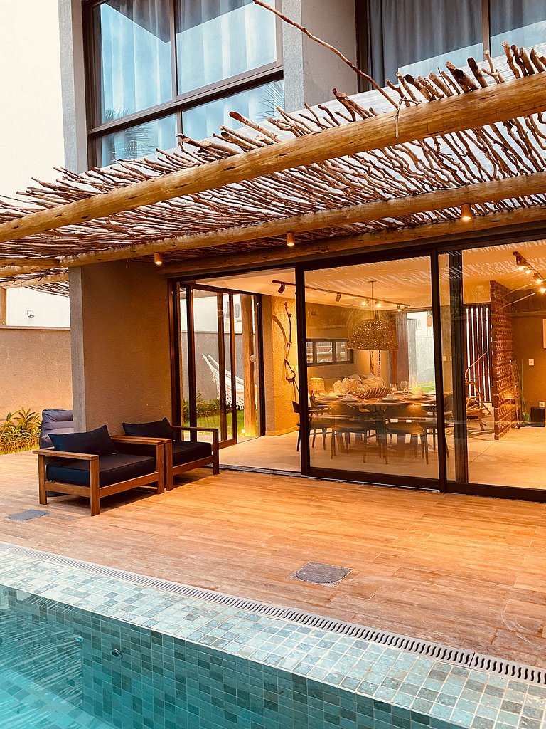 Casa Sofisticada com Piscina em Milagres by Qavi