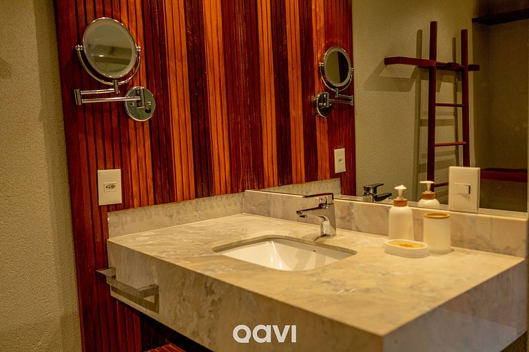 Qavi - Flat com deck molhado #ÎledePipa