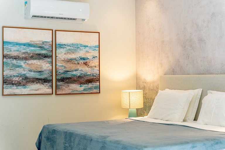 Qavi - Flat rua principal vista jardim #ÎledePipa