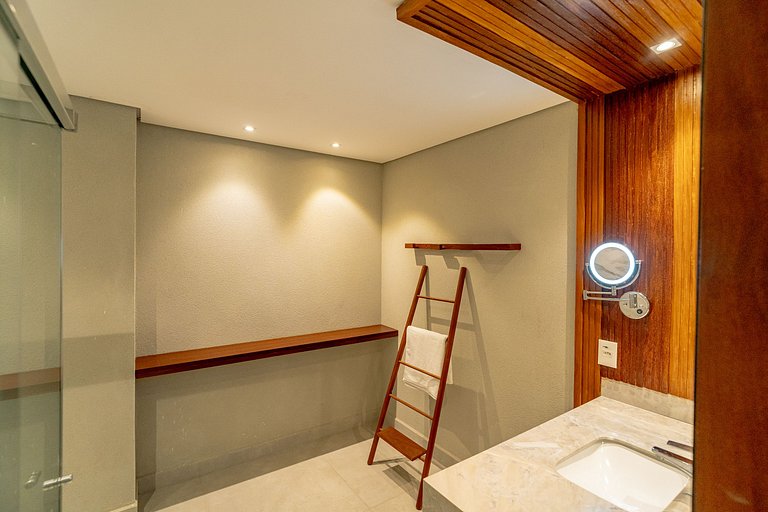 Qavi - Flat rua principal vista jardim #ÎledePipa