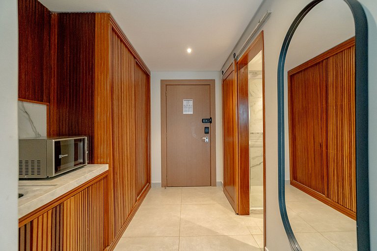 Qavi - Flat rua principal vista jardim #ÎledePipa