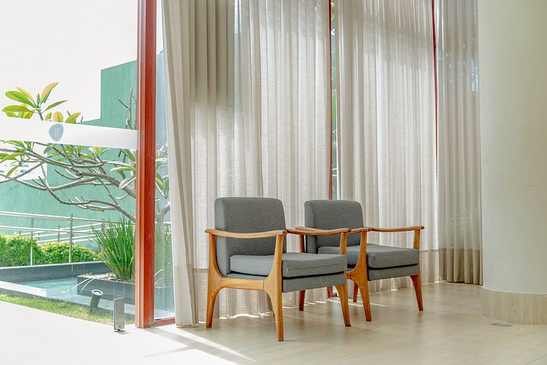 Apartamento de dois quartos no Ile de Pipa