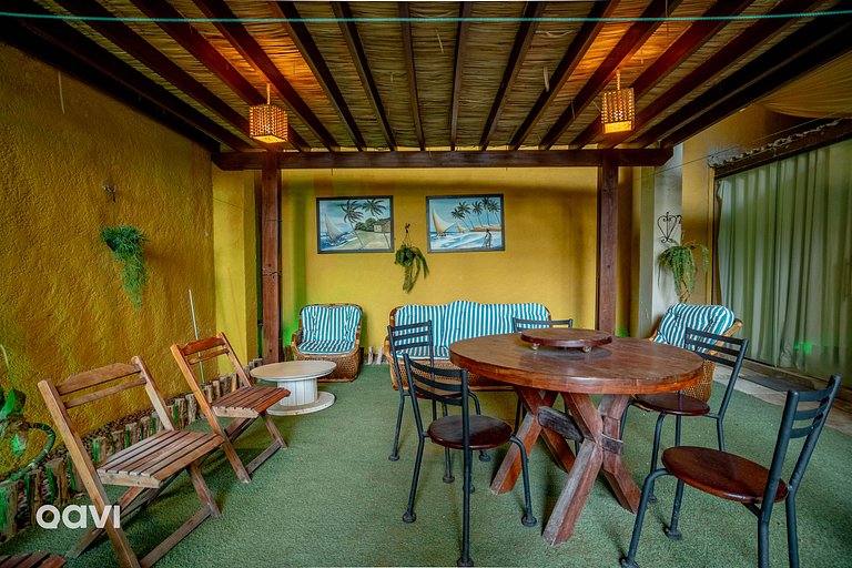 Ap 3 quartos no Elegance beira mar by Qavi