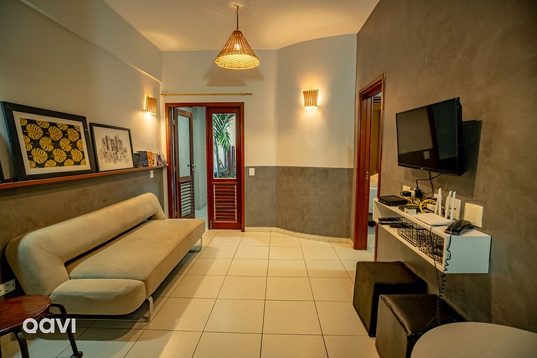 Ap 3 quartos beira mar no Elegance by Qavi