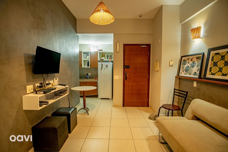 Ap 3 quartos beira mar no Elegance by Qavi