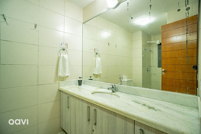 Ap 3 quartos no Elegance beira mar by Qavi