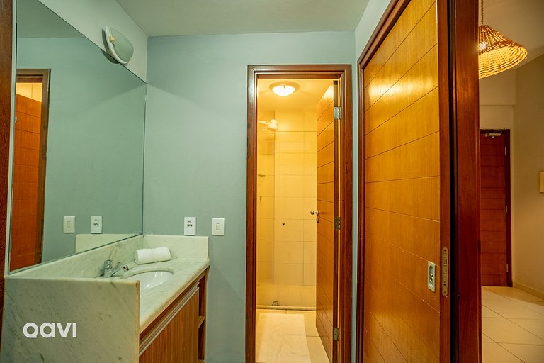 Ap 3 quartos no Elegance beira mar by Qavi