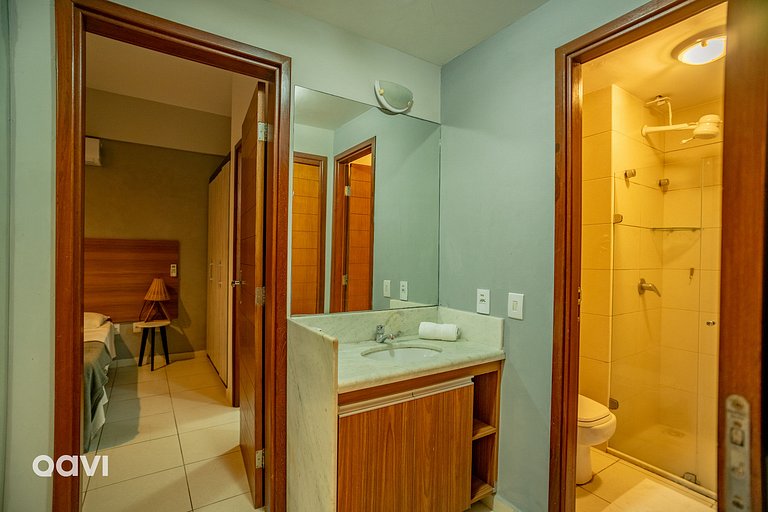 Ap 3 quartos no Elegance beira mar by Qavi