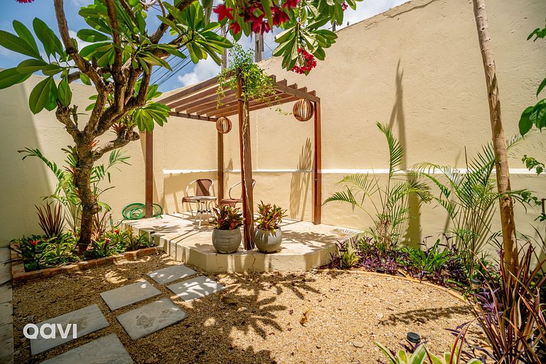 Apartamento 2 Suítes com Jardim #VipPraiaHotel