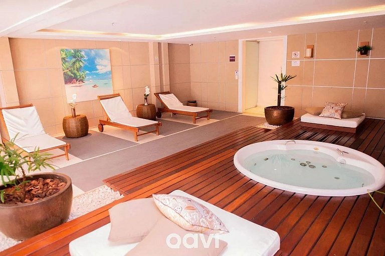 Qavi - Flat Sofisticado Beira Mar Cotovelo #IMB325