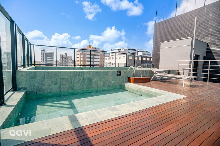 Flat Beira Mar no Intermares Sun Smart 005 - QAVI
