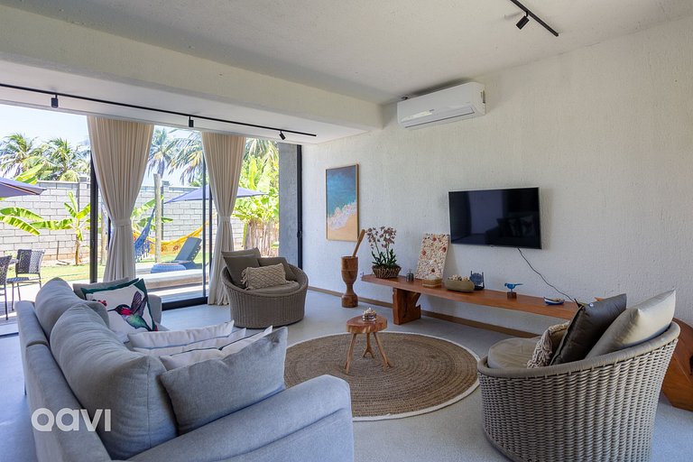 Casa com Piscina na Praia de Tatuamunha by Qavi