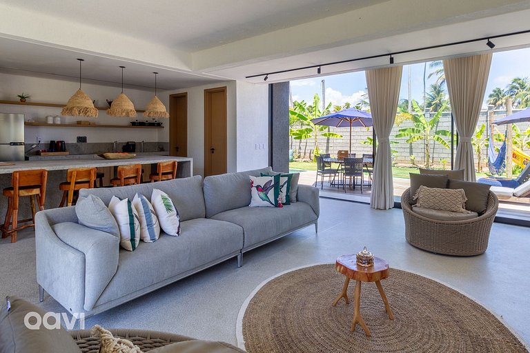 Casa com Piscina na Praia de Tatuamunha by Qavi