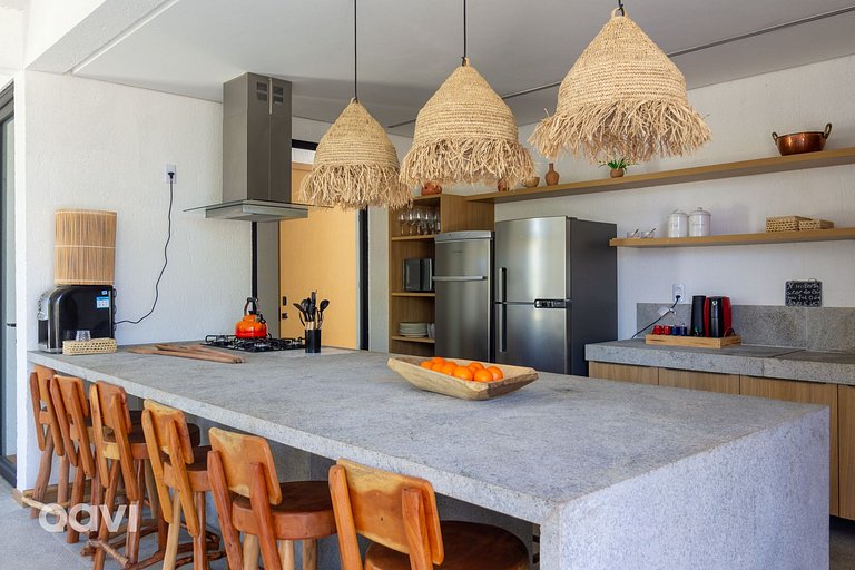 Casa com Piscina na Praia de Tatuamunha by Qavi