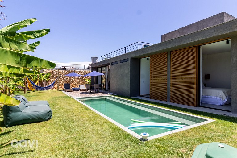 Casa com Piscina na Praia de Tatuamunha by Qavi