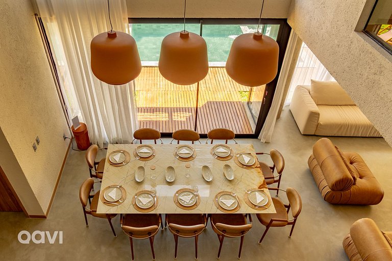 Casa com Piscina em Condomínio Beira Mar by Qavi