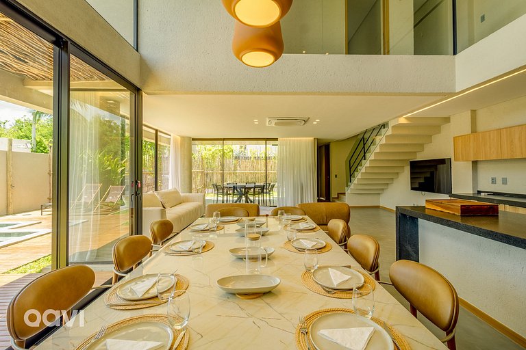 Casa com Piscina em Condomínio Beira Mar by Qavi