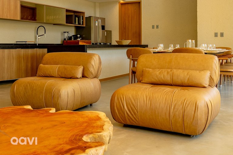 Casa com Piscina em Condomínio Beira Mar by Qavi