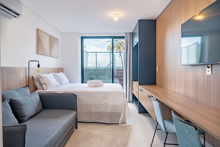 Flat Beira Mar no Intermares Sun Smart 005 - QAVI