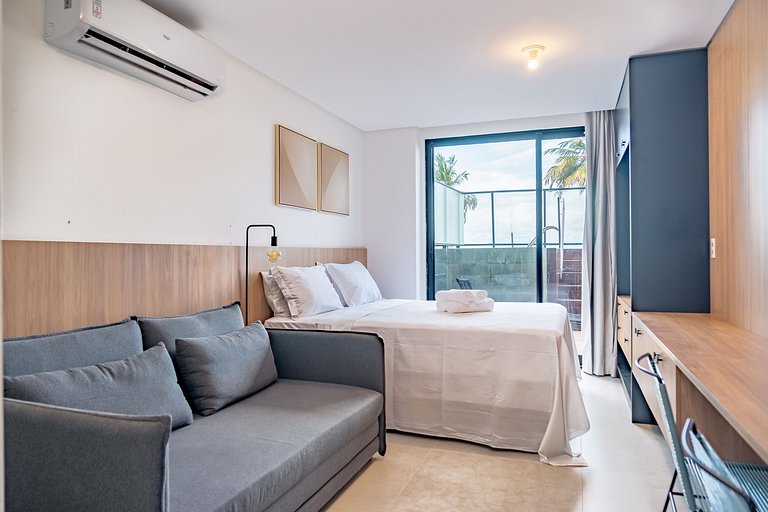 Flat Beira Mar no Intermares Sun Smart 005 - QAVI
