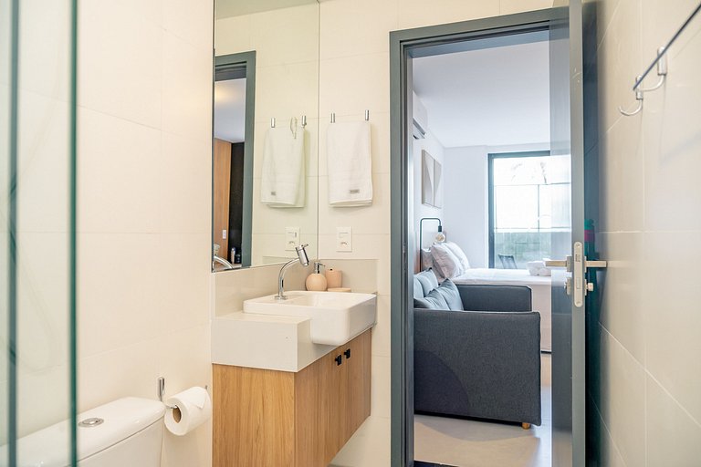 Flat Beira Mar no Intermares Sun Smart 005 - QAVI