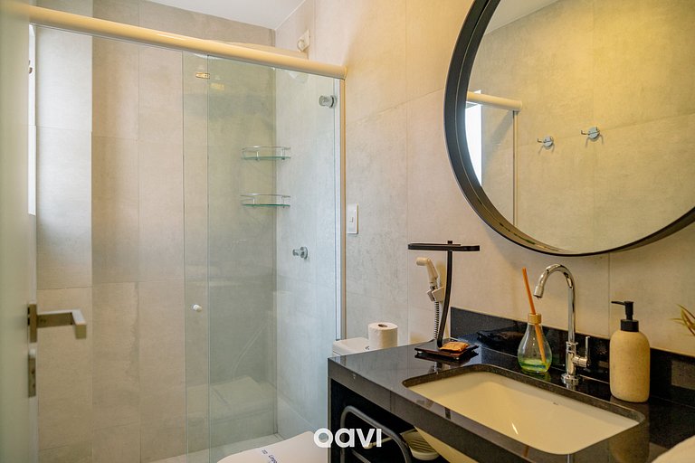 Qavi - Flat Vista Mar de Pirangi #Living14