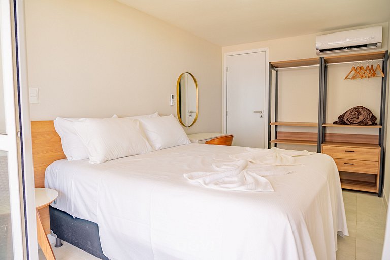 Qavi - Flat Vista Mar de Pirangi #Living14