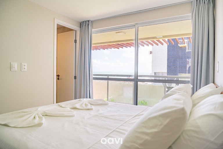 Qavi - Flat Vista Mar de Pirangi #Living14
